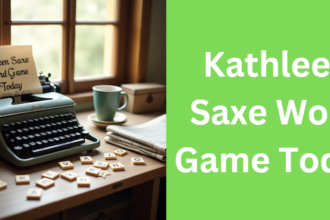 Kathleen Saxe Word Game Today