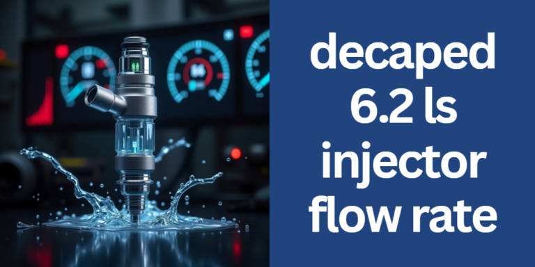 decaped 6.2 ls injector flow rate