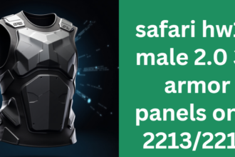 safari hw19 male 2.0 3a armor panels only 2213/2215