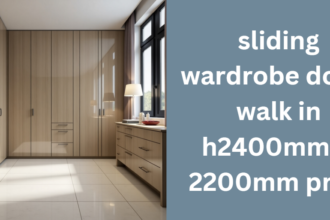 sliding wardrobe doors walk in h2400mm w 2200mm price