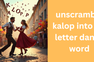 unscramble kalop into a 5 letter dance word